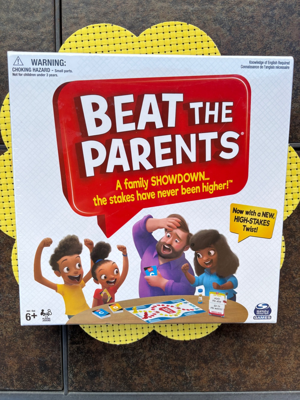 Beat The Parents Family Board Game 2021 New-Sealed